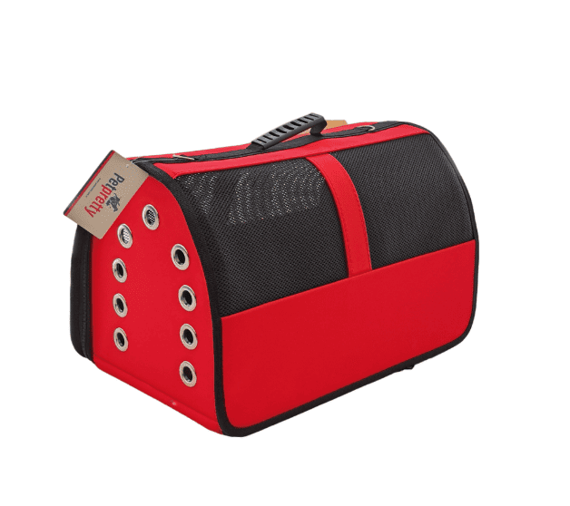 BÜYÜK BOY FİLELİ ÇANTA KIRMIZI 30X30X49CM - 2