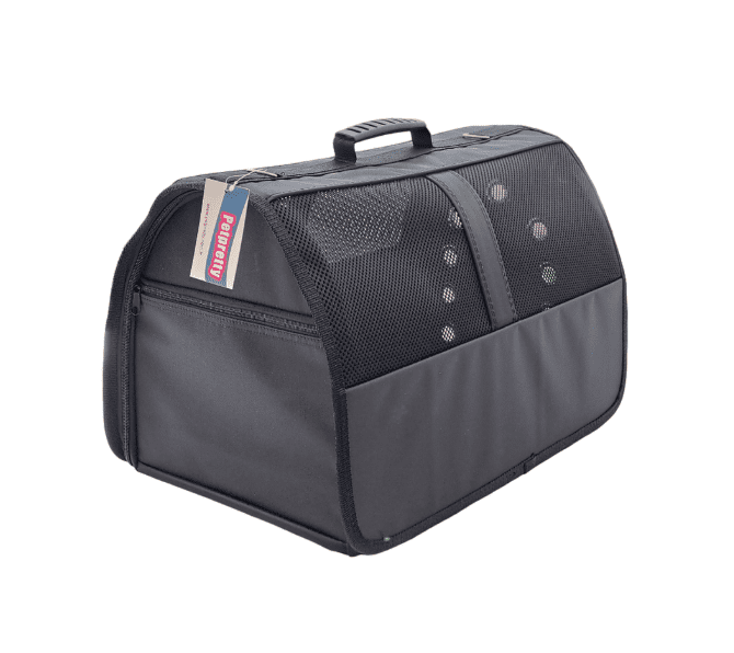 BÜYÜK BOY FİLELİ ÇANTA SİYAH 30X30X49CM - 2