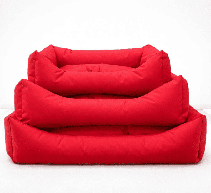 DIŞ MEKAN KOLTUK YATAK ÜÇLÜ SERİ KIRMIZI - 1