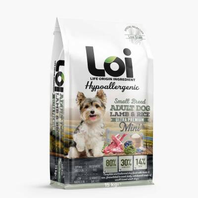 LOI MİNİ IRK YETİŞKİN KÖPEK KUZULU - 15 KG