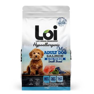 LOI MİNİ IRK YETİŞKİN KÖPEK - SOMONLU - 3 KG