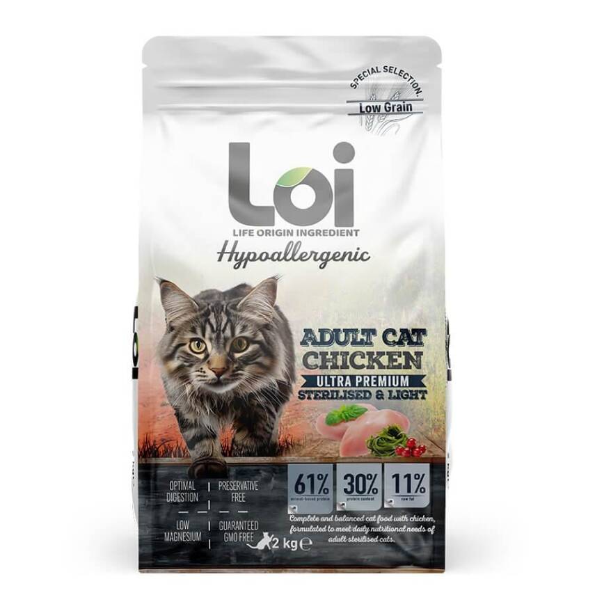 LOI YETİŞKİN KEDİ KISIR - TAVUKLU - 2 KG - 1