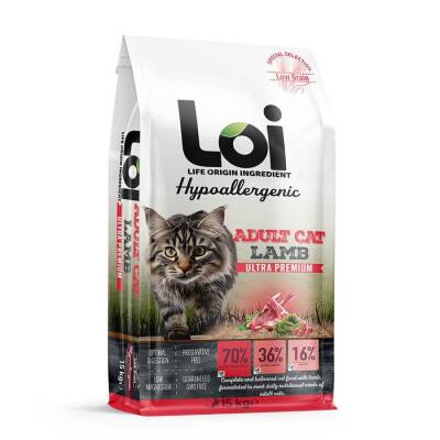 LOI YETİŞKİN KEDİ - KUZULU - 15 KG