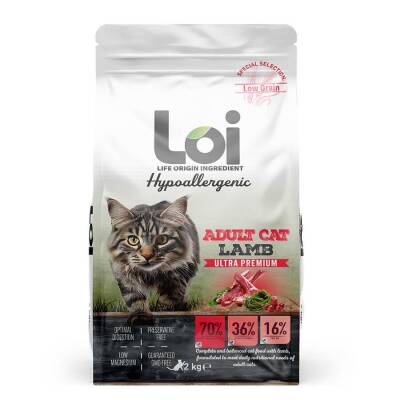 LOI YETİŞKİN KEDİ - KUZULU - 2 KG