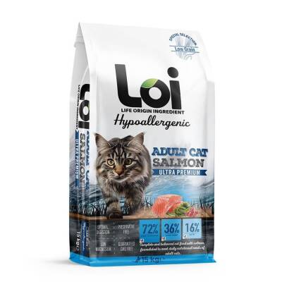 LOI YETİŞKİN KEDİ - SOMONLU - 15 KG