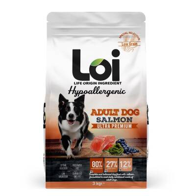 LOI YETİŞKİN KÖPEK - SOMONLU - 3 KG