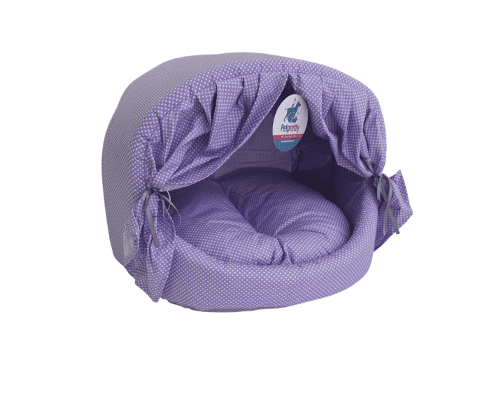 PERDELİ KUMAŞ YUVA MOR - 1