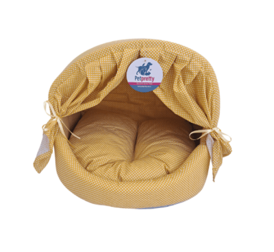 PERDELİ KUMAŞ YUVA SARI