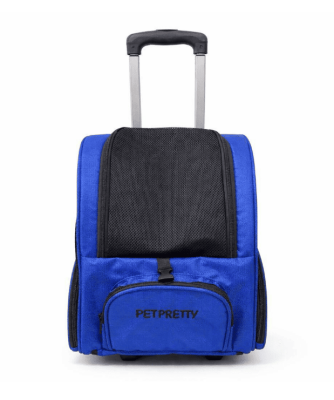 PETPRETTY ÇEKÇEKLİ SIRT ÇANTASI MAVİ