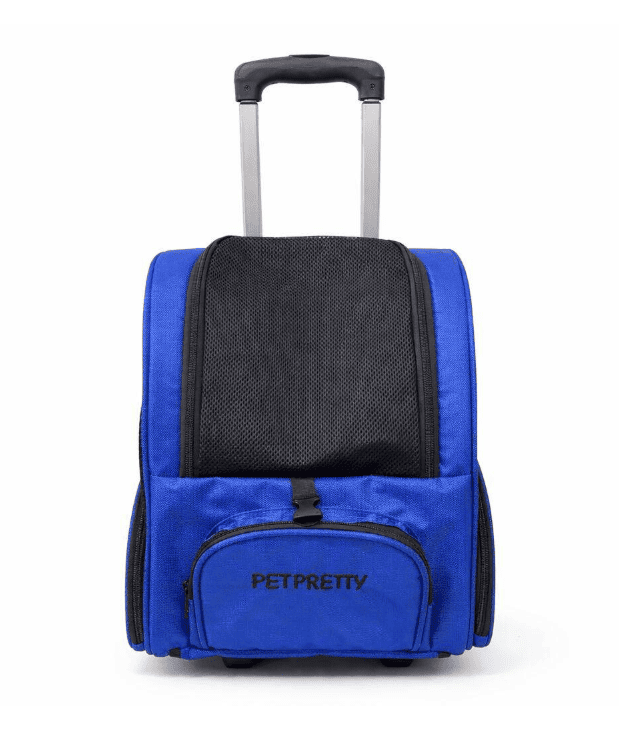 PETPRETTY ÇEKÇEKLİ SIRT ÇANTASI MAVİ - 1